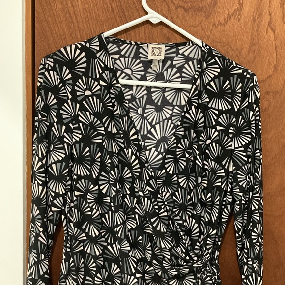 Anne Klein Wrap Dress Large - Picture 3 of 8